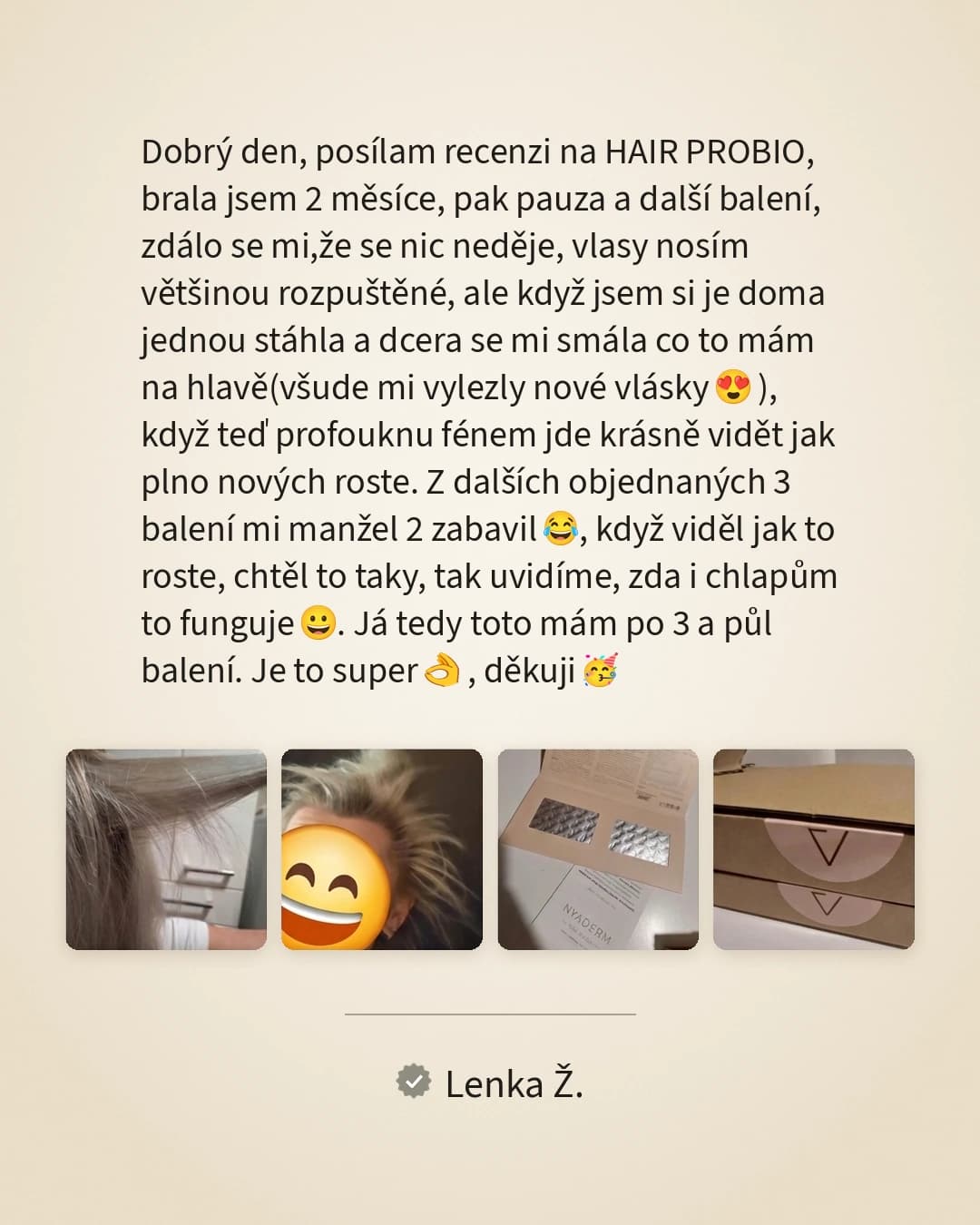 Recenze Hair ProBio – Lenka Ž.