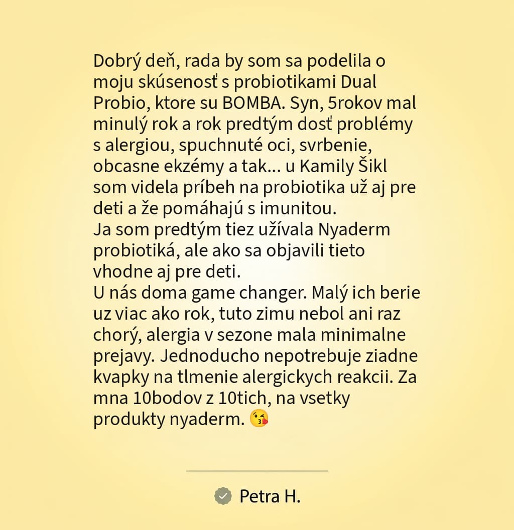 Dual ProBio – recenze Petra H.